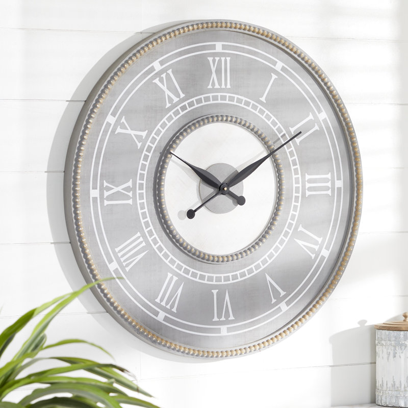 Dakota Fields Oversized 30" Wall Clock & Reviews Wayfair